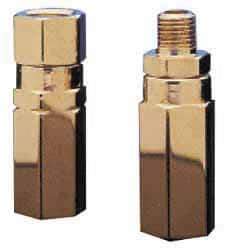 Specialty Mfr - 1/4" Brass Check Valve - Inline, FNPT x FNPT, 3,000 WOG - Exact Tool & Supply