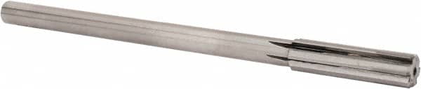 Made in USA - 0.541" Carbide-Tipped 6 Flute Chucking Reamer - Exact Tool & Supply