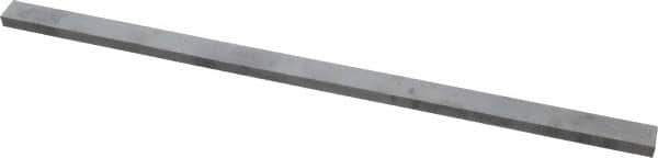 Made in USA - 1/4 Inch Thick x 1/2 Inch Wide x 12 Inch Long, Rectangular Carbide Blank - Rectangular - Exact Tool & Supply