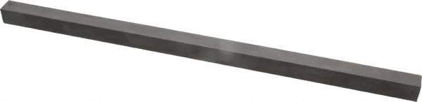 Made in USA - 1/2 Inch Thick x 1/2 Inch Wide x 12 Inch Long, Rectangular Carbide Blank - Rectangular - Exact Tool & Supply