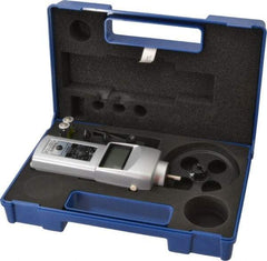SHIMPO - Accurate up to 0.006 +/- 1% Digit (6 RPM Max) (10,000 to 25,000 RPM), 0.001 RPM Resolution, Contact Tachometer - 7.185 Inch Long x 2.3622 Inch Wide x 1.811 Inch Meter Thick, 0.1 to 25,000 RPM Measurement - Exact Tool & Supply