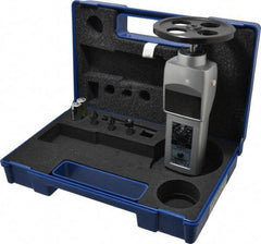 SHIMPO - Accurate up to 0.006 +/- 1% Digit (6 RPM Max) (10,000 to 25,000 RPM), 0.001 RPM Resolution, Contact Tachometer - 7.185 Inch Long x 2.3622 Inch Wide x 1.811 Inch Meter Thick, 0.1 to 25,000 RPM Measurement - Exact Tool & Supply