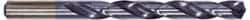 Hertel - 2.15mm 135° Cobalt Jobber Drill - TiAlN Finish, Right Hand Cut, Spiral Flute, Straight Shank, 2-1/8" OAL, Split Point - Exact Tool & Supply