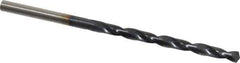 Hertel - #27 135° Cobalt Jobber Drill - TiAlN Finish, Right Hand Cut, Spiral Flute, Straight Shank, 3" OAL, Split Point - Exact Tool & Supply