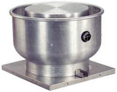 Fantech - 3,297 CFM, 115/230 Volt Direct Centrifugal Ventilator - 30" Rough Opening Length, 30" Rough Opening Width, 1,111 RPM, 3/4 Hp - Exact Tool & Supply