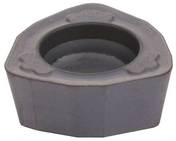 Kennametal - WPMW415 GP Grade KC522M Carbide Milling Insert - TiAlN Finish, 0.1654" Thick, 0.3752" Inscribed Circle, 1.5mm Corner Radius - Exact Tool & Supply