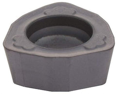 Kennametal - WPMW415 GP Grade KC522M Carbide Milling Insert - TiAlN Finish, 0.1654" Thick, 0.3752" Inscribed Circle, 1.5mm Corner Radius - Exact Tool & Supply