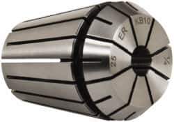 Kennametal - 1/4" ER25 Collet - 0.0152mm TIR, 34.01mm OAL, 26.01mm Overall Diam - Exact Tool & Supply