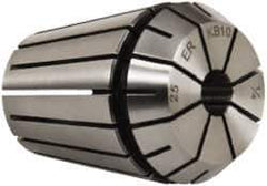 Kennametal - 1/4" ER25 Collet - 0.0152mm TIR, 34.01mm OAL, 26.01mm Overall Diam - Exact Tool & Supply