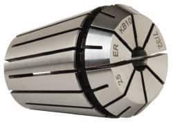 Kennametal - 7/32" ER25 Collet - 0.0152mm TIR, 34.01mm OAL, 26.01mm Overall Diam - Exact Tool & Supply