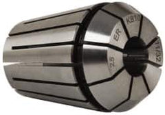 Kennametal - 11/32" ER25 Collet - 0.0152mm TIR, 34.01mm OAL, 26.01mm Overall Diam - Exact Tool & Supply
