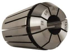 Kennametal - 13/32" ER25 Collet - 0.0203mm TIR, 34.01mm OAL, 26.01mm Overall Diam - Exact Tool & Supply