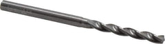 Kennametal - 11/64" 130° Solid Carbide Jobber Drill - Bright Finish, Right Hand Cut, Spiral Flute, Straight Shank, 2.91" OAL, Standard Point - Exact Tool & Supply
