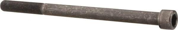 Value Collection - 3/8-24 UNF Hex Socket Drive, Socket Cap Screw - Alloy Steel, Black Oxide Finish, Partially Threaded, 5-1/2" Length Under Head - Exact Tool & Supply