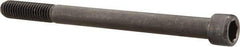 Value Collection - 7/16-14 UNC Hex Socket Drive, Socket Cap Screw - Alloy Steel, Black Oxide Finish, Partially Threaded, 5-1/2" Length Under Head - Exact Tool & Supply