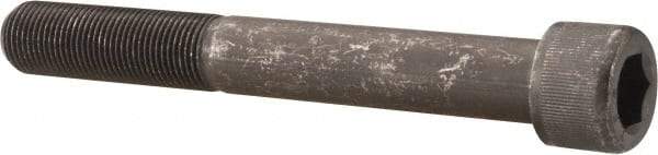 Value Collection - 5/8-18 UNF Hex Socket Drive, Socket Cap Screw - Alloy Steel, Black Oxide Finish, Partially Threaded, 5" Length Under Head - Exact Tool & Supply
