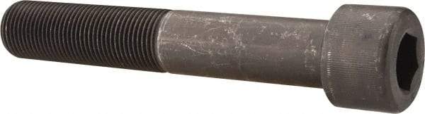 Value Collection - 1-12 UNF Hex Socket Drive, Socket Cap Screw - Alloy Steel, Black Oxide Finish, Partially Threaded, 6" Length Under Head - Exact Tool & Supply