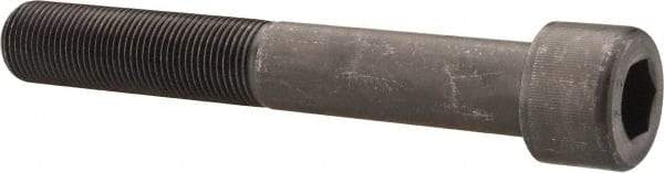 Value Collection - 1-12 UNF Hex Socket Drive, Socket Cap Screw - Alloy Steel, Black Oxide Finish, Partially Threaded, 7" Length Under Head - Exact Tool & Supply