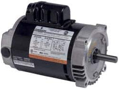 US Motors - 1 hp, ODP Enclosure, Auto Thermal Protection, 1,725 RPM, 115/208-230 Volt, 60 Hz, Single Phase Permanent Split Capacitor (PSC) Motor - Exact Tool & Supply