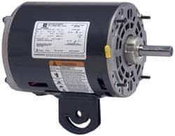 US Motors - 1/2 hp, TEAO Enclosure, Auto Thermal Protection, 1,725 RPM, 115 Volt, 60 Hz, Single Phase Split Phase Motor - Size 48YZ Frame, Yoke Mount, 1 Speed, Sleeve Bearings, 6.60 Full Load Amps, A Class Insulation, Reversible - Exact Tool & Supply