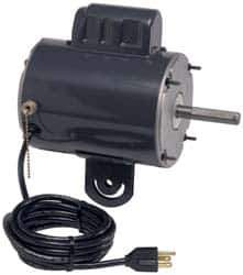 US Motors - 1/4 hp, TEAO Enclosure, Auto Thermal Protection, 1,100 RPM, 115 Volt, 60 Hz, Industrial Electric AC/DC Motor - Size 48 Frame, Yoke Mount, 2 Speed, SAB/Sleeve Bearings, 2 Full Load Amps, B Class Insulation, CCW Lead End - Exact Tool & Supply
