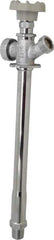 B&K Mueller - 1/2" Pipe, 10" Long Shank, Chrome Plated Brass Antisiphon Frostfree Sillcock - Handwheel Handle, Male & Solder End Connections, 125 psi WOG Rating - Exact Tool & Supply