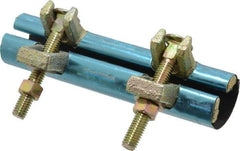 B&K Mueller - 1/2" Pipe Two Bolt 6" Repair Clamp - For Providing Strong Positive Seal In Repairing Leaking Pipes - Exact Tool & Supply