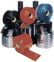 Aleco - Clear Ribbed Low Temperature Dock Curtain Strips - 12" Wide x 150' Long x 0.216" Thick, Vinyl - Exact Tool & Supply