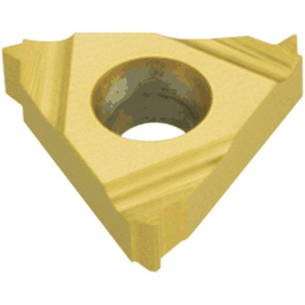 Iscar - 22ER External Right Hand ISO Laydown Threading Insert - Grade IC908, TiAlN Coated Carbide, 12.7mm Inscribed Circle - Exact Tool & Supply