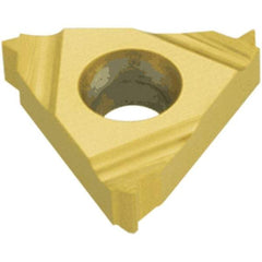 Iscar - 22ER External Right Hand ISO Laydown Threading Insert - Grade IC908, TiAlN Coated Carbide, 12.7mm Inscribed Circle - Exact Tool & Supply