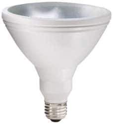 Philips - 25 Watt High Intensity Discharge Flood/Spot Medium Screw Lamp - 3,000°K Color Temp, 1,220 Lumens, 120 Volts, PAR38, 10,500 hr Avg Life - Exact Tool & Supply