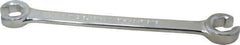 Blackhawk by Proto - 1/2 x 9/16", Full Polish, Open End Flare Nut Wrench - 6 Points, 7-1/2" OAL, Steel, Double End Head - Exact Tool & Supply