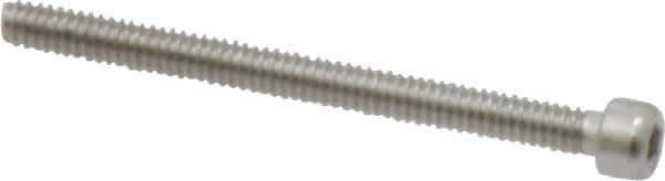 Value Collection - #0-80 UNF Hex Socket Drive, Socket Cap Screw - Grade 18-8 & Austenitic A2 Stainless Steel, Partially Threaded, 3/4" Length Under Head - Exact Tool & Supply