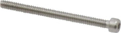 Value Collection - #0-80 UNF Hex Socket Drive, Socket Cap Screw - Grade 18-8 & Austenitic A2 Stainless Steel, Partially Threaded, 3/4" Length Under Head - Exact Tool & Supply