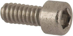 Value Collection - #1-64 UNC Hex Socket Drive, Socket Cap Screw - Grade 18-8 & Austenitic A2 Stainless Steel, Fully Threaded, 3/16" Length Under Head - Exact Tool & Supply