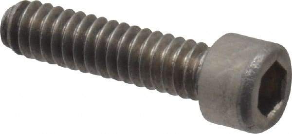 Value Collection - #1-64 UNC Hex Socket Drive, Socket Cap Screw - Grade 18-8 & Austenitic A2 Stainless Steel, Fully Threaded, 5/16" Length Under Head - Exact Tool & Supply