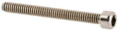 Value Collection - #2-56 UNC Hex Socket Drive, Socket Cap Screw - Grade 18-8 & Austenitic A2 Stainless Steel, Partially Threaded, 7/8" Length Under Head - Exact Tool & Supply