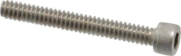 Value Collection - #6-32 UNC Hex Socket Drive, Socket Cap Screw - Grade 18-8 & Austenitic A2 Stainless Steel, Fully Threaded, 1-1/8" Length Under Head - Exact Tool & Supply