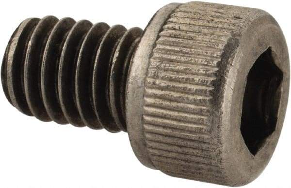 Value Collection - #8-36 UNF Hex Socket Drive, Socket Cap Screw - Grade 18-8 & Austenitic A2 Stainless Steel, Fully Threaded, 1/4" Length Under Head - Exact Tool & Supply
