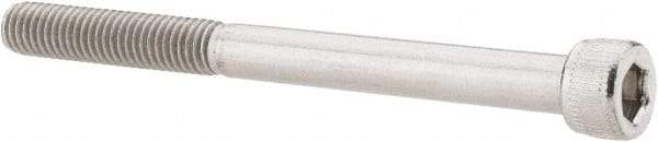 Value Collection - #10-32 UNF Hex Socket Drive, Socket Cap Screw - Grade 18-8 & Austenitic A2 Stainless Steel, Partially Threaded, 2-1/4" Length Under Head - Exact Tool & Supply