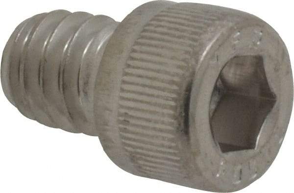 Value Collection - 1/4-20 UNC Hex Socket Drive, Socket Cap Screw - Grade 18-8 & Austenitic A2 Stainless Steel, Fully Threaded, 5/16" Length Under Head - Exact Tool & Supply