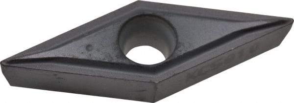 Kennametal - VBMT220.5 LF Grade KC5010 Carbide Turning Insert - TiAlN Finish, 35° Diamond, 1/4" Inscr Circle, 1/8" Thick, 0.0079" Corner Radius - Exact Tool & Supply