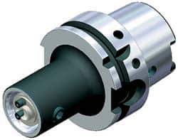 Kennametal - KM40 System Size, HSK50A Taper, Modular Tool Holding System Adapter - 75mm Projection, 40mm Body Diam, 3-15/16" OAL, Through Coolant - Exact Tool & Supply