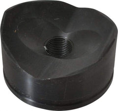 Greenlee - 2-1/2" Conduit Round Punch - 74mm Hole Length x 2-7/8" Hole Diam - Exact Tool & Supply