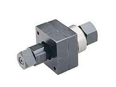 Greenlee - 1/2 Inch Hole Length x 1/2 Inch Wide, Square, Knockout Punch Unit - Hydraulic and Manually Operated, 16 Gauge Max in Mild Steel - Exact Tool & Supply