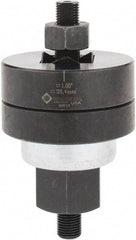 Greenlee - 1 Inch Hole Length x 1 Inch Wide, Square, Knockout Punch Unit - Hydraulic and Manually Operated, 14 Gauge Max in Mild Steel - Exact Tool & Supply
