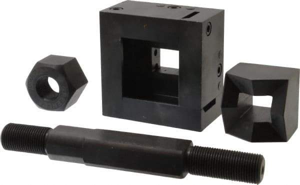 Greenlee - 1-13/16 Inch Hole Length x 1-13/16 Inch Wide, Square, Knockout Punch Unit - Hydraulic and Manually Operated, 10 Gauge Max in Mild Steel - Exact Tool & Supply