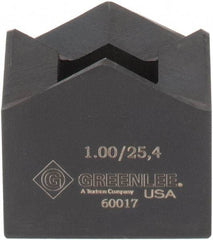 Greenlee - Square Punch - 1" Hole Length x 1" Hole Width - Exact Tool & Supply