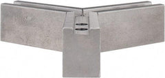 Abbott Workholding Products - 10" & Up Chuck Capacity, 1.5mm x 60° Serrated Attachment, Square Soft Lathe Chuck Jaw - 3 Jaws, Steel, 1.1811" Btw Mount Hole Ctrs, 4-1/2" Long x 1-1/2" Wide x 2" High, 0.6299" Groove, 0.4724" & 12mm Fastener - Exact Tool & Supply