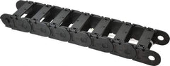 Igus - 1 Ft. Long, Igumid G, Snap Open Cable and Hose Carrier - 2.24 Inch Inside Width x 0.98 Inch Inside Height, 2.87 Inch Outside Width x 1.38 Inch Outside Height, 2.16 Inch Bend Radius - Exact Tool & Supply